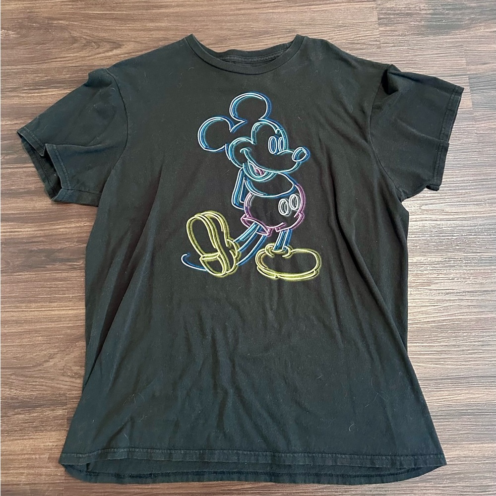 Disney Mickey Mouse T-Shirt (glow in the dark) Large